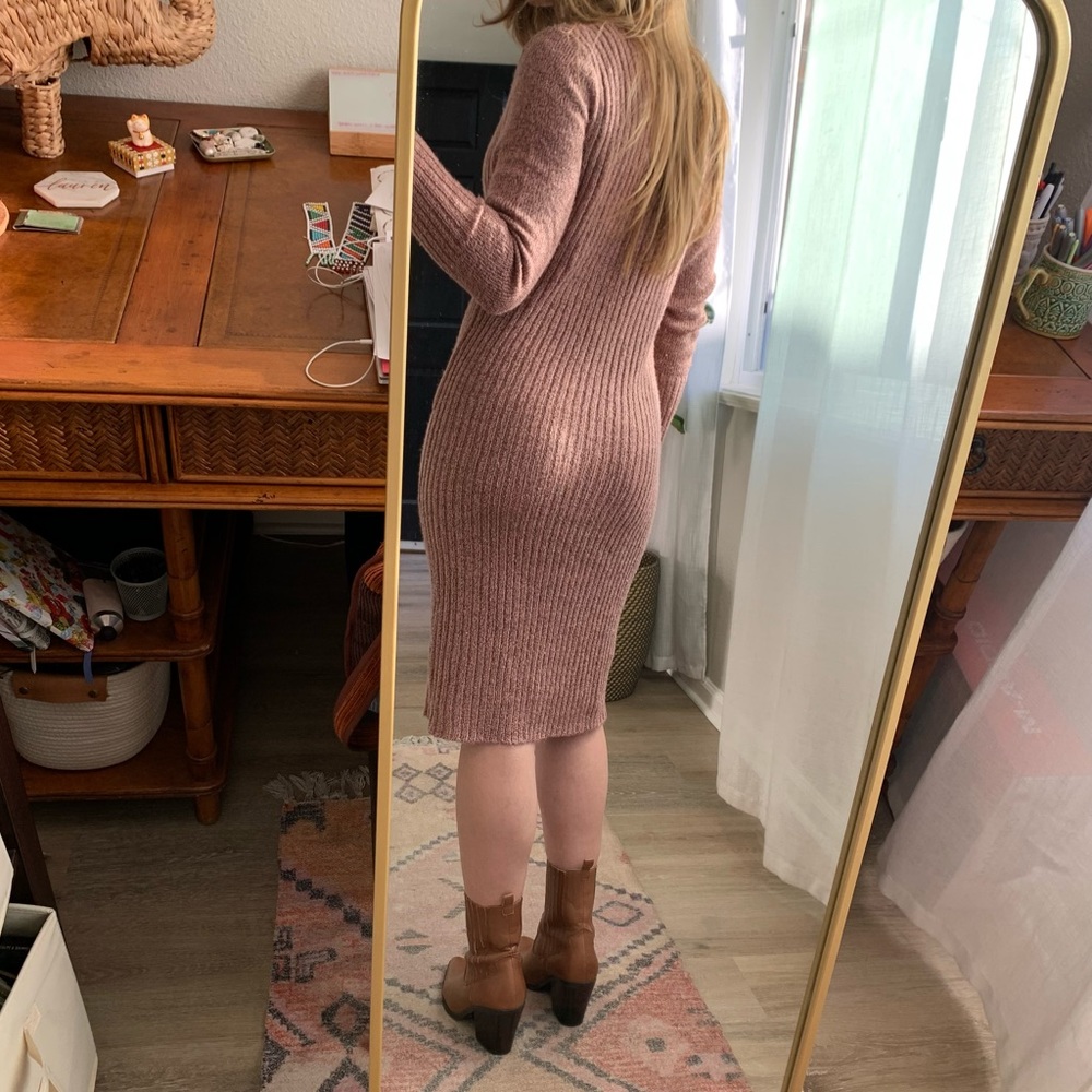 C/MEO Collective | Midi Long Sleeve Sweater Dress - Picture 3 of 12